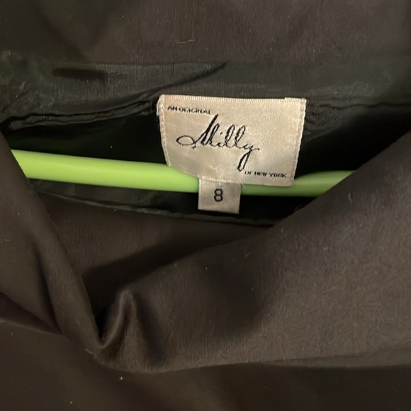 Vintage Milly little black cocktail dress size 8 brushed cotton - Picture 4 of 4